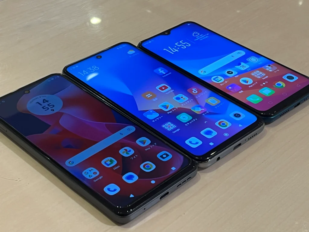 札幌市西区のアルファロジック琴似駅前店で買取中のAndroid端末（Xiaomi OPPO Motorolaなど）