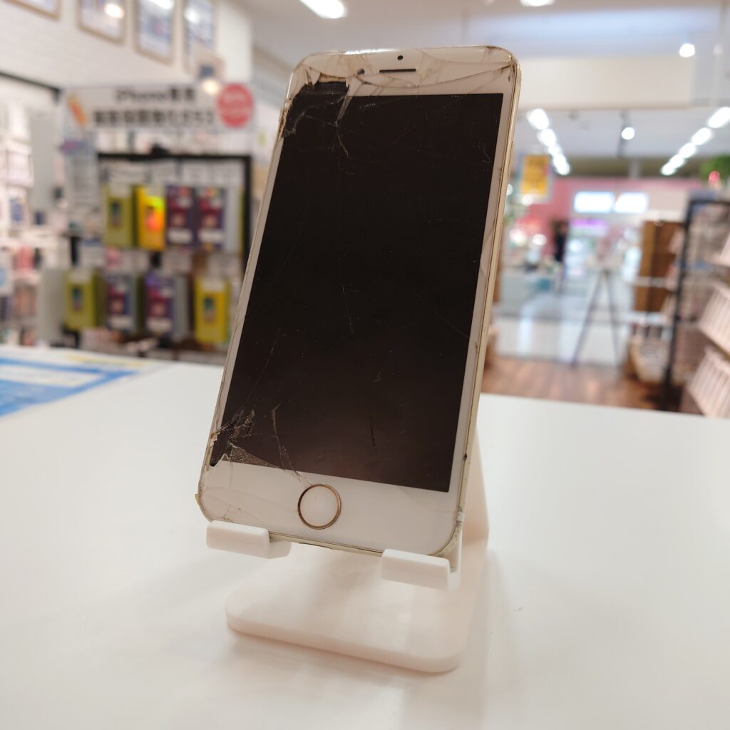 画面割れのiPhone6sの買取