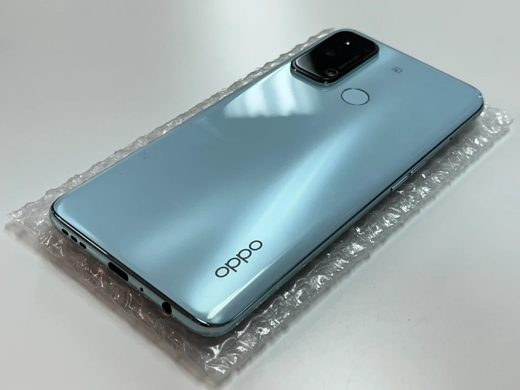 OPPO Reno5 A の本体を店頭で買取査定（札幌市西区）