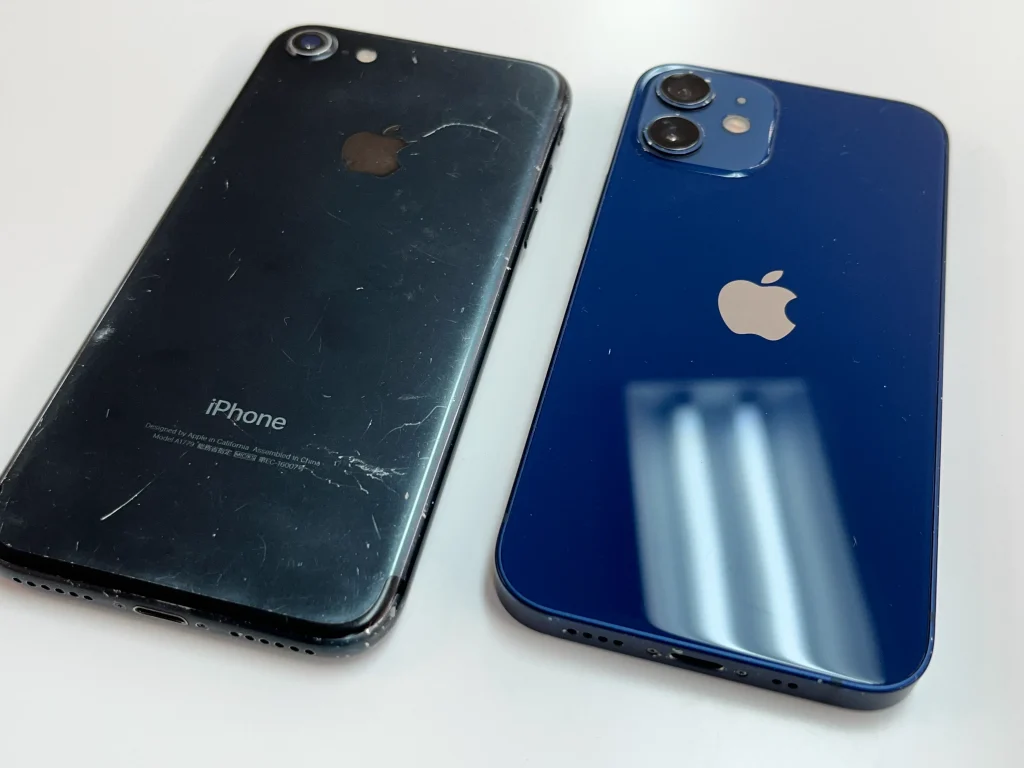 札幌市西区のアルファロジック琴似駅前店で買取受付中の画面割れiPhone（札幌市西区）